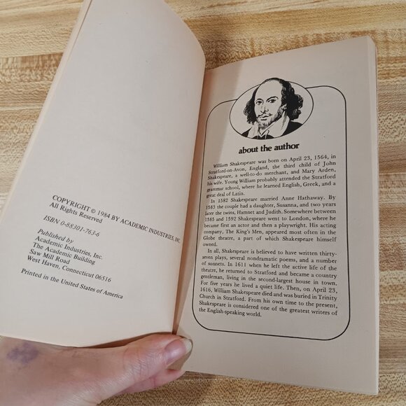 King Lear William Shakespeare 1984 B&W Pocket Classics Comic Paperback Vintage - Picture 4 of 6